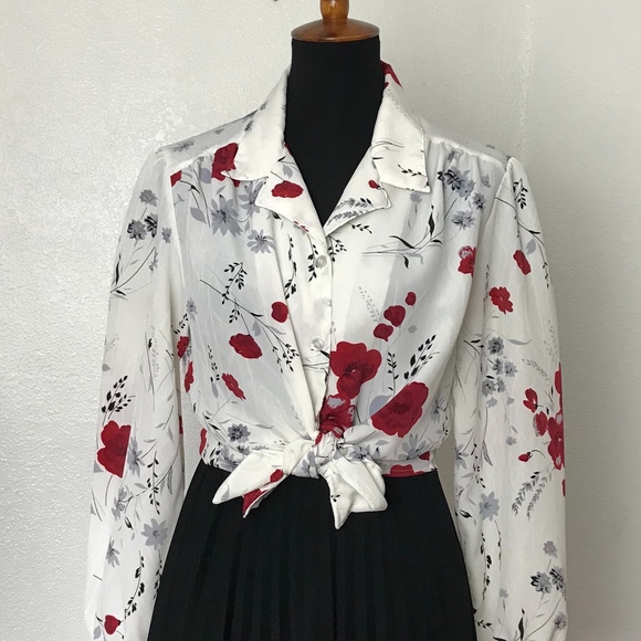 Graff California Tops - Vintage Long Sleeve Office Blouse Size 10